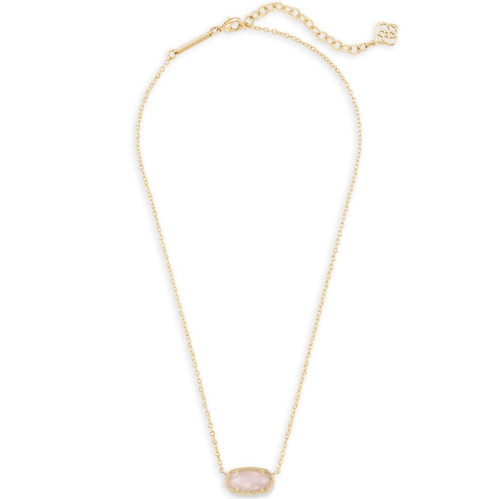 Kendra Scott | Rose Quartz Elisa Pendant Necklace